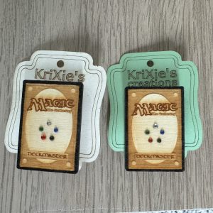 Magic the Gathering Wooden Card Pin