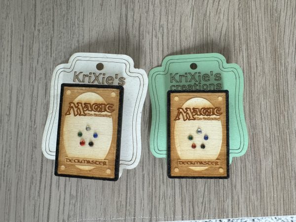 Magic the Gathering Wooden Card Pin