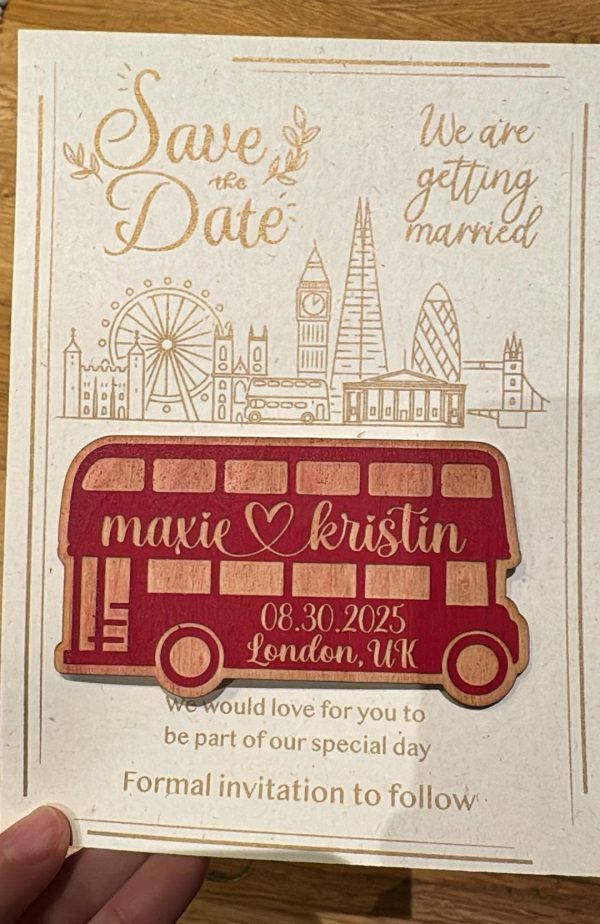 Custom Wedding Save the Dates
