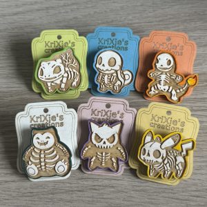 Spooky Pokemon Skeleton Set