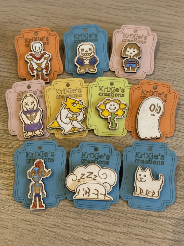 Undertale Pins