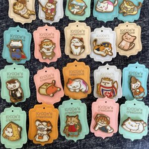 Neko Atsume Kitty Pins set of 4