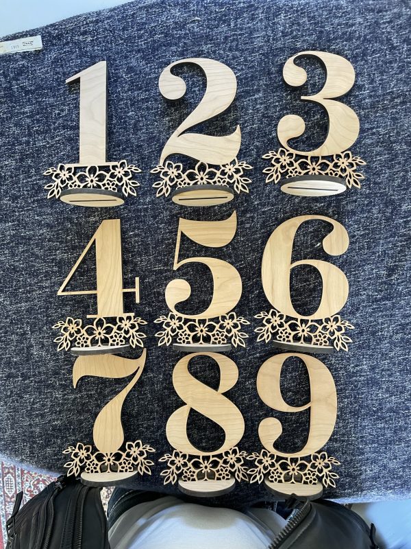 Table numbers